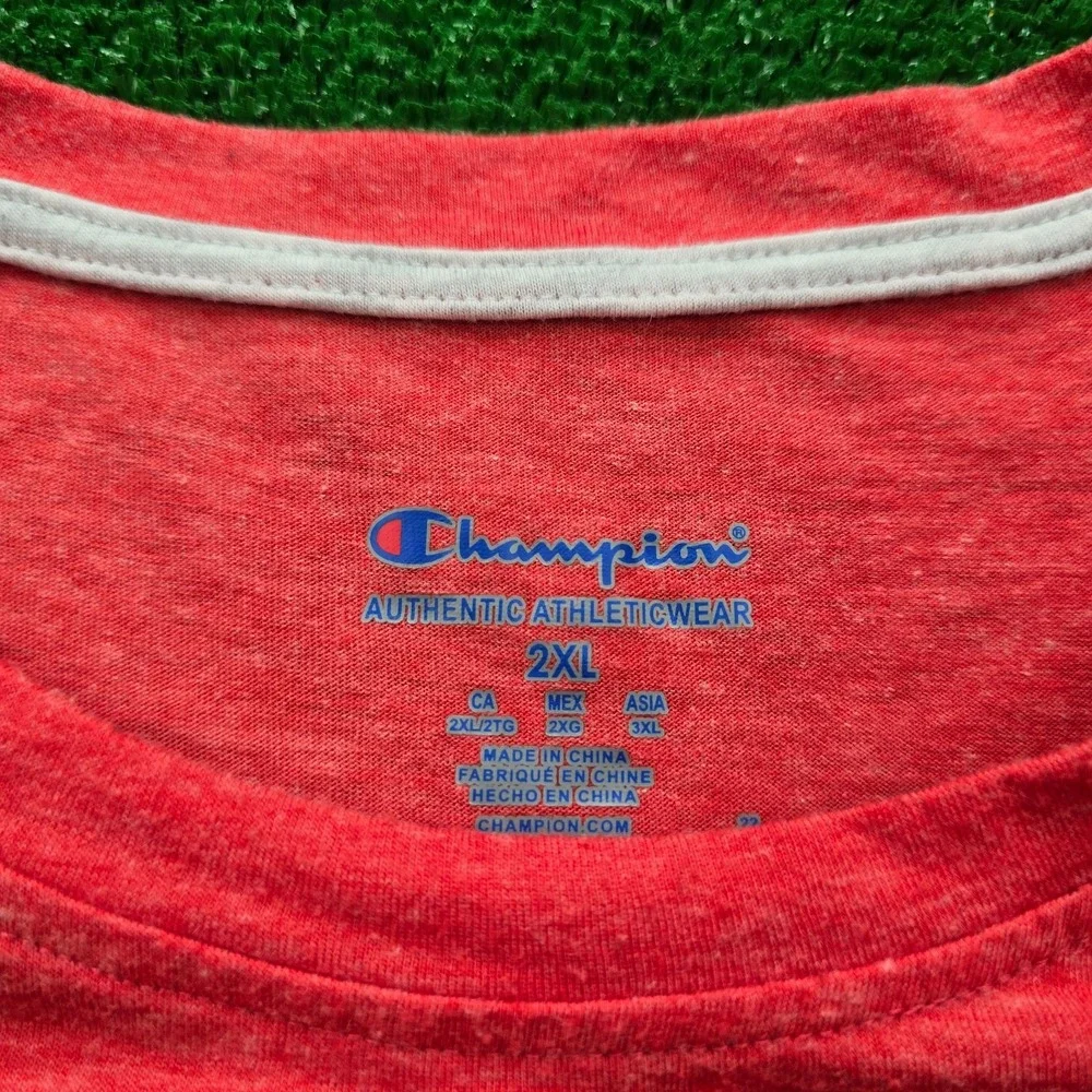 University of Maryland Terrapins Champion Tshirt Mens 2XL Red Graphic Logo Tee - Picture 6 of 7